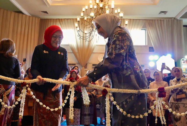 Buka Pameran Roepa Merdeka, Ketua Harian Dekranas Apresiasi Kreativitas Seni Instalasi DWP BIN
