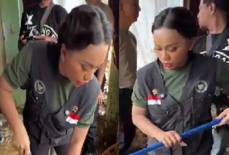 Viral Video Zita Anjani Bersihkan Rumah Warga Banjir Sumatera Tuai Komentar Pedas Netizen