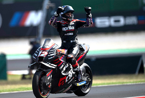 Maverick Vinales Buktikan Kemajuannya Aprilia RS-GP Dengan Raih Raih Podium 3 MotoGP Misano
