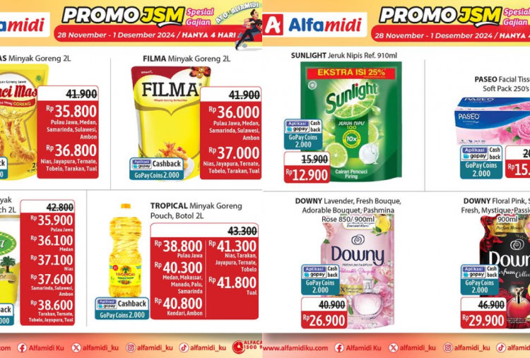 Katalog Promo JSM Alfamidi Minggu Ini 29 November-1 Desember 2024, Gajian Belanja Murah