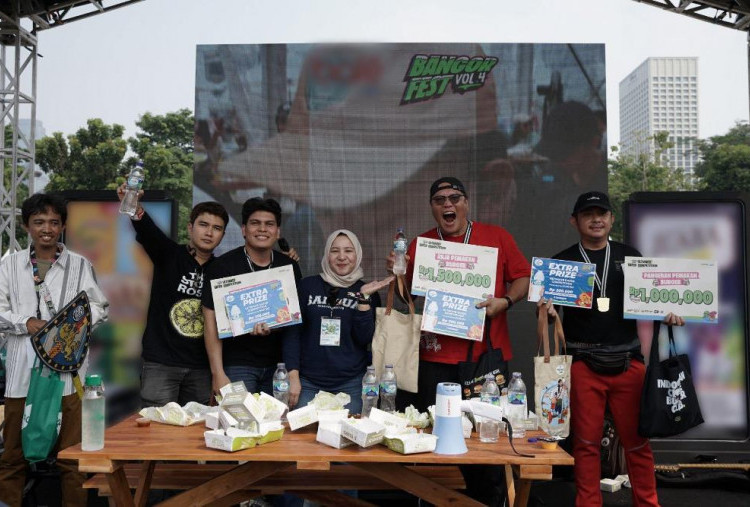 SanQua Jadi Mitra Hidrasi Resmi Bangor Fest Vol. 4 di GBK Jakarta