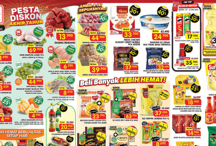 Promo Superindo Hari Ini Terbaru 28 Desember 2025, Beli Tropical Minyak Goreng Rp34 Ribuan