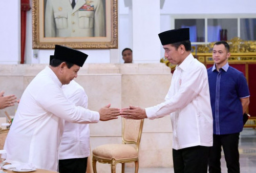 Hadiri Bukber di Istana Negara, Prabowo Duduk Semeja dengan Presiden Jokowi 