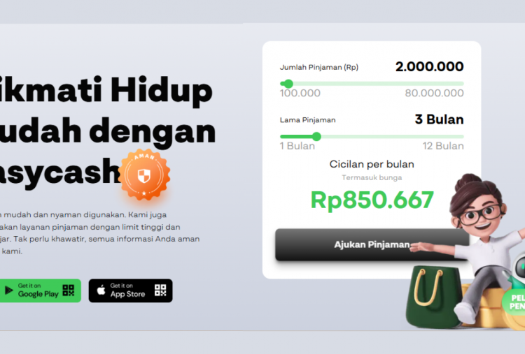 Syarat dan Cara Daftar Easycash, Pinjaman Online yang Diawasi OJK 