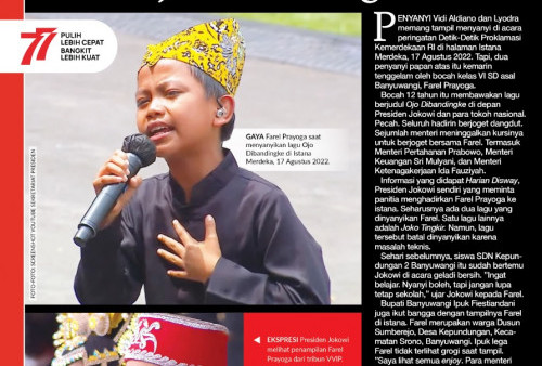 Jokowi yang Minta Farel Jadi Bintang Tamu