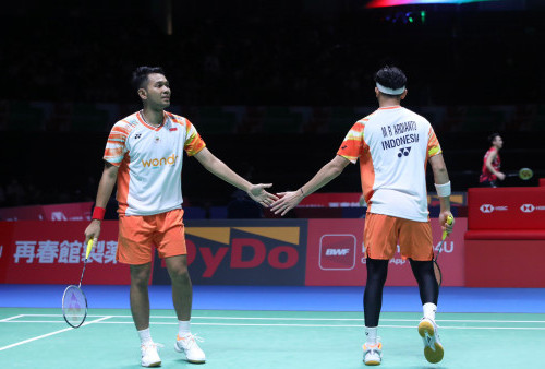 Kalahkan Wakil Malaysia, Fajar/Rian Lolos ke Perempat Final Japan Open 2024