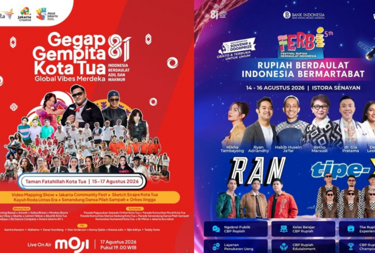 14 Event Jakarta Akhir Pekan 15-16 Agustus 2026, Sambut Semarak HUT ke-81 RI
