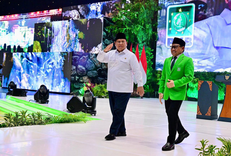 Prabowo Terharu Harlah Ke-28 PKB Angkat Tema Prabowonomics, Singgung Pasal 33 UUD 1945