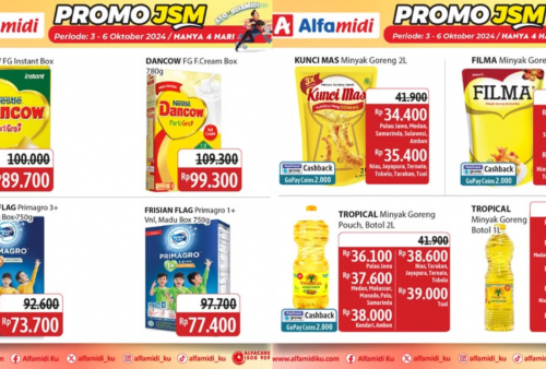 Katalog Promo JSM Alfamidi 4-6 Oktober 2024, Awal Bulan Minyak Cuma Rp19 Ribuan