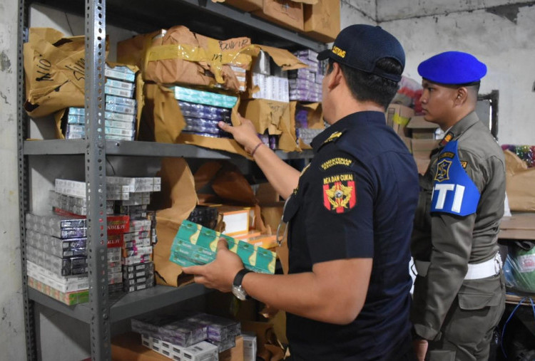 500 Ribu Batang Rokok Ilegal Disita di Surabaya, Nilainya Capai Rp 750 Juta