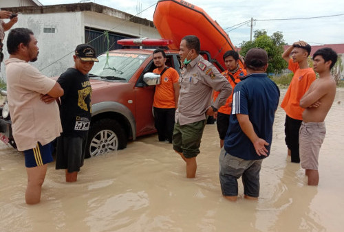Jelang Lebaran Ratusan Rumah Terendam Banjir di 2 Wilayah Provinsi Riau