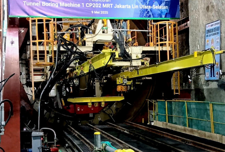 Proyek Pengeboran Terowongan MRT dari Stasiun Harmoni-Mangga Besar Dimulai! 