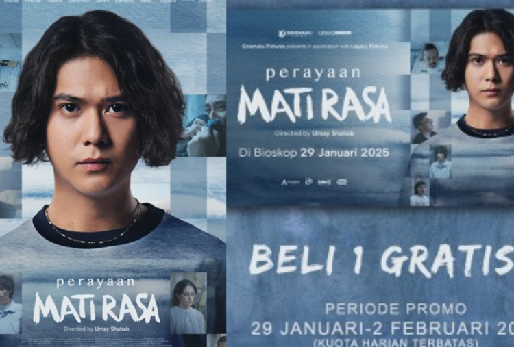 Syarat Promo Nonton Film Perayaan Mati Rasa di Bioskop Beli 1 Tiket Gratis 1, Buruan Beli Kuota Terbatas!