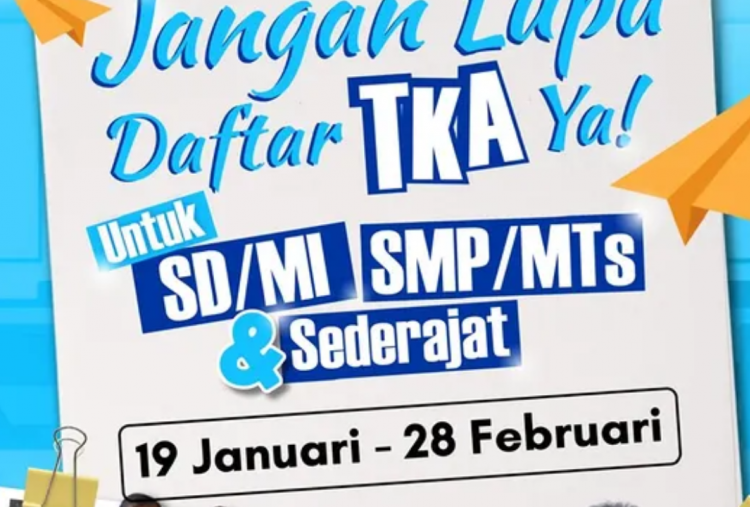 Link dan Cara Daftar TKA SD-SMP 2026 Dibuka Hari Ini, Guru dan Orang Tua Wajib Cek!