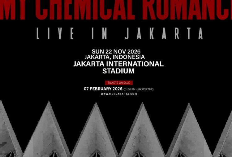 Resmi! Tiket Konser My Chemical Romance Live in Jakarta Mulai Dijual Besok, Catat Jamnya