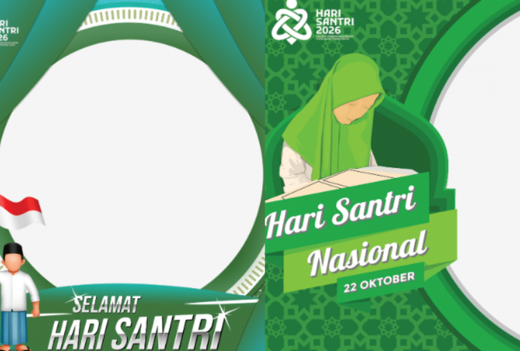 35 Twibbon Hari Santri 2026 Gratis Lengkap Ucapan, Siap Pakai untuk Profil Sosmed