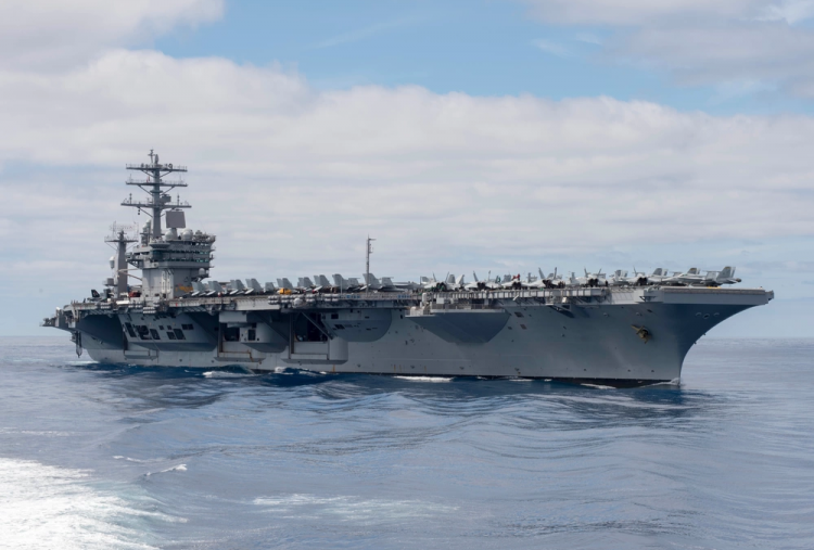 TNI Jelaskan Alasan Kapal Induk AS USS Nimitz Melintas di Perairan Aceh