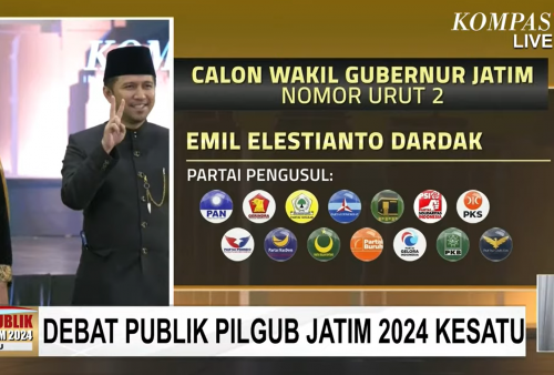 PKB Protes KPU Jatim, Logonya Nyasar di Khofifah-Emil Saat Debat Pilgub Jatim