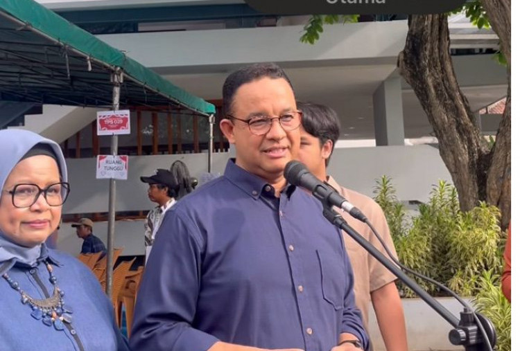 RK-Suswono Gunakan Hak Pilih di Luar Jakarta, Anies Baswedan Beri Tanggapan