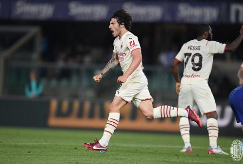 Tonali Cetak Dua Gol Kemenangan Milan di Ulang Tahunya Yang Ke 22