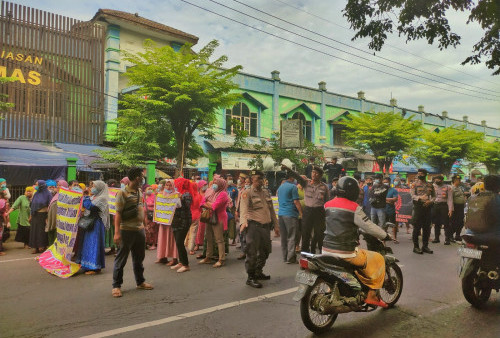 Polemik Pasar Larangan Sidoarjo Berujung Demonstrasi