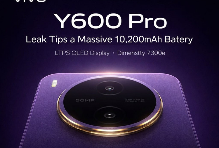 Vivo Y600 Pro Siap Hadir dengan Baterai 10.000mAh, Tawarkan Daya Tahan Ekstrem