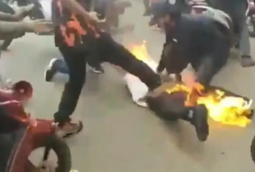 Mahasiswa Terbakar Dalam Aksi Demo 11 April di Bone, Korban Alami Luka Bakar Serius, Begini Kronologisnya