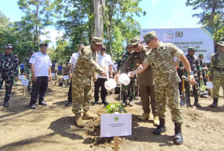 TMMD Manokwari Dorong Kampung Hijau Papua Lewat Program Kakao Berkelanjutan
