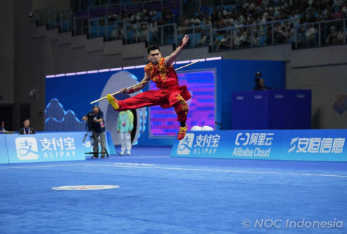 Sempat Putuskan Pensiun, Harris Raih Emas Wushu Asian Games 