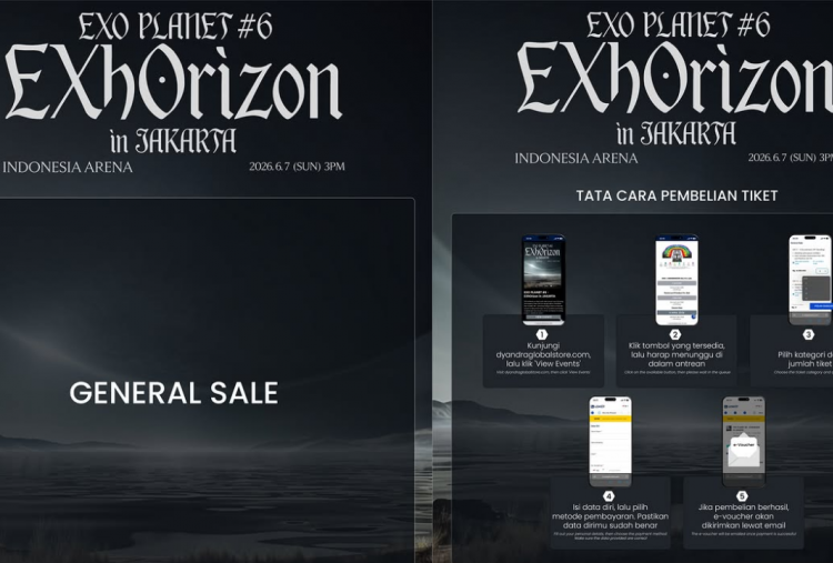 Link dan Cara Beli Tiket Konser EXO di Jakarta 2026 General Sale, Dibuka Hari Ini Pukul 14.00 WIB