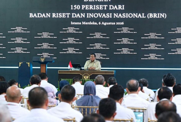 150 Peneliti BRIN Presentasi ke Prabowo di Istana, Pamer ANG Gas hingga Sepatu Karet