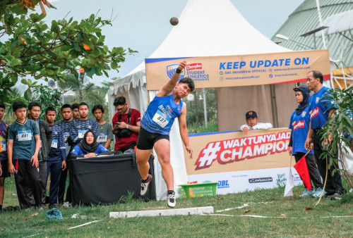 Ungguli 77 Peserta! Abbil Fadzira Putra Nafisya Juarai Tolak Peluru Putra SMP SAC Indonesia 2023 West Java Qualifiers