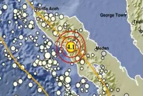 Update! Aceh Diguncang Gempa yang Terjadi Pagi Ini Berkekuatan M 4.1