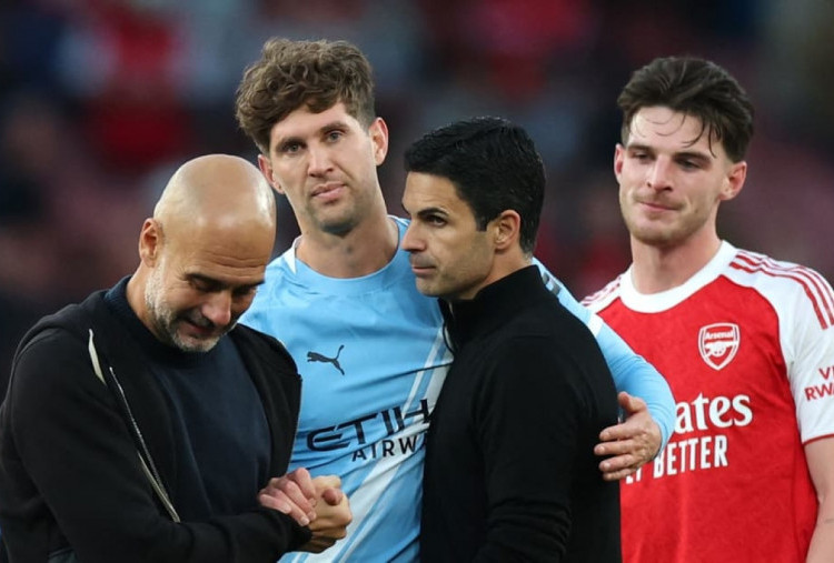 Arsenal vs Man City Berakhir Imbang, Mikel Arteta dan Pep Guardiola Berbagai Pelajaran