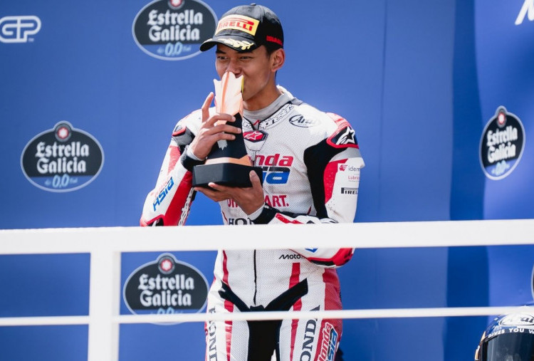 Veda Ega Moncer di Brasil, Manusia Indonesia Pertama Naik Podium di Ajang GP!