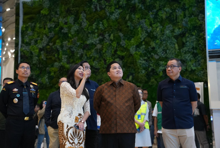 Tinjau Bandara Soekarno Hatta, Erick Thohir: Masa Kita Kalah dengan Changi di Singapura