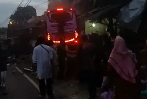 Bus Peziarah Diduga Rem Blong, 22 Tewas di Ciamis