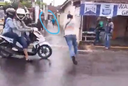 Viral, Video Polisi Sergap Pengedar Narkoba, Lari ke Gang di Jalan Sutsen, Kota Tasikmalaya, Terdengar Letusan