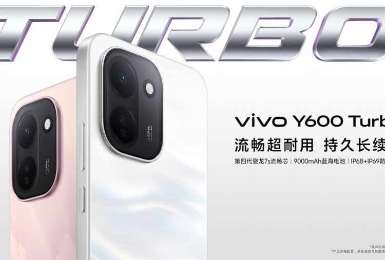 Spesifikasi dan Harga vivo Y600 Turbo, HP Mid-Range dengan Baterai Monster