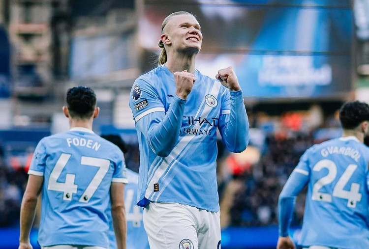 Man City vs West Ham 3-0, Brace Erling Haaland Bawa The Citizens ke Puncak Sementara