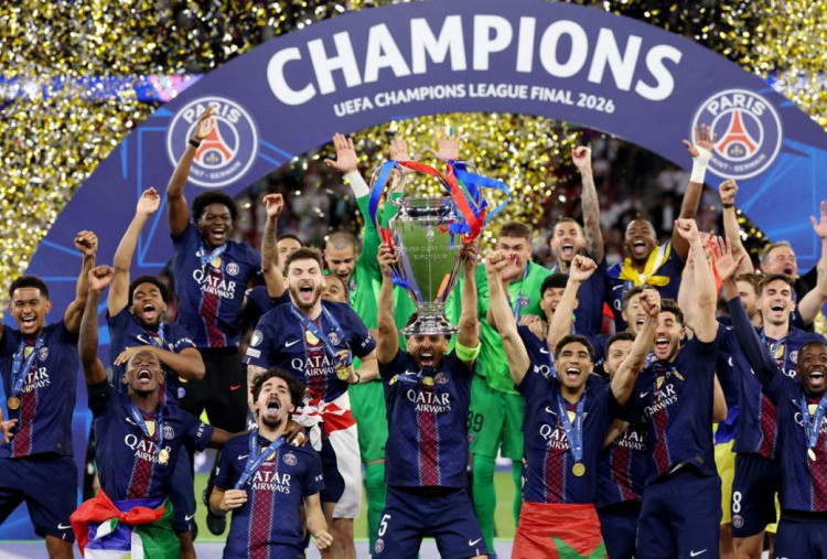 PSG vs Arsenal 1-1 (Pen 4-3), Les Parisiens Back-to-Back Juara Liga Champions!