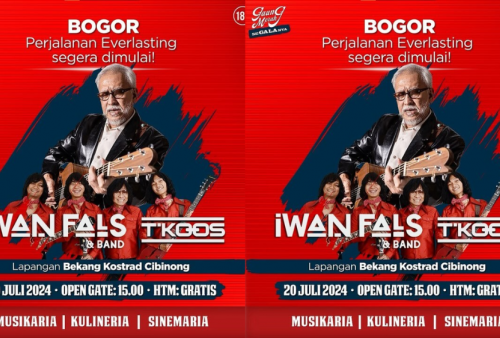 Konser Gratis Iwan Fals di Bogor 20 Juli 2024, Cek Lokasinya di Sini!