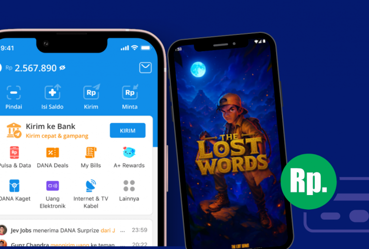Nomor WA Kamu Menang Saldo DANA Gratis Rp770.000 dari Aplikasi Penghasil Uang The Lost Words Malam ini