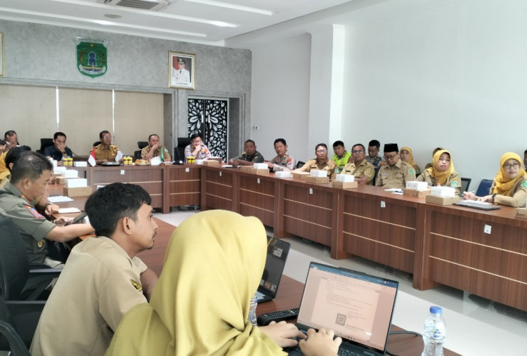 Sekda Kabupaten Pasuruan Pimpin Koordinasi Lintas Sektor Bromo Kom 2026