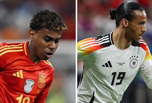 Euro 2024 Spanyol Vs Jerman, Duel Pemain Muda Lamine Yamal dan Leroy Sane