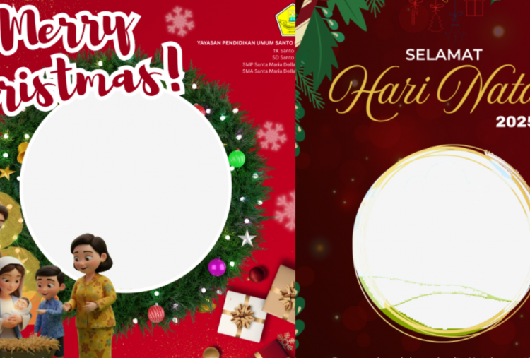75 Link Twibbon Natal 2025 Gratis dan Terbaru Lengkap Ucapan, Sambut Kelahiran Yesus Kristus di Medsos