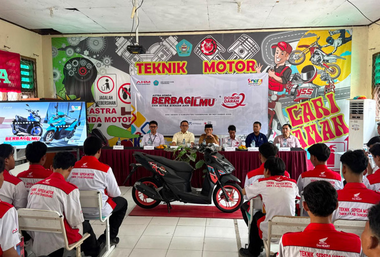 Siapkan Generasi Mekanik Masa Depan, Astra Honda Bagikan Ilmu Teknologi Otomotif