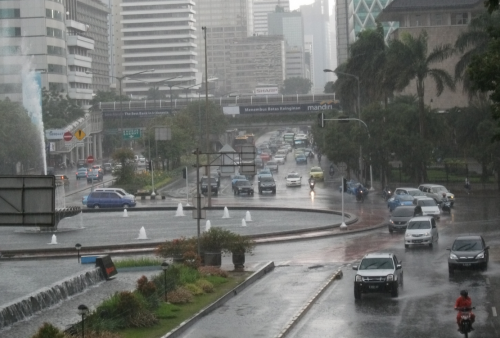Jakarta Raya Turun Hujan Siang Sampai Malam Hari