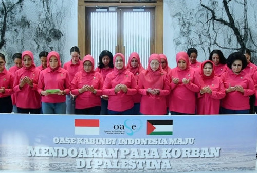 Iriana Jokowi Bersama Ibu-ibu Pejabat Sampaikan Simpati Untuk Palestina