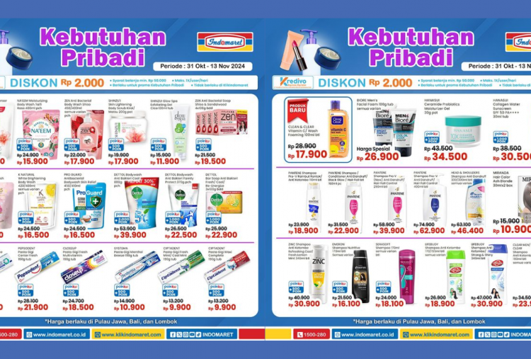 Katalog Promo JSM Indomaret 8-10 November 2024, Banjir Diskon Sabun Mandi Cair Mulai Rp15 Ribu